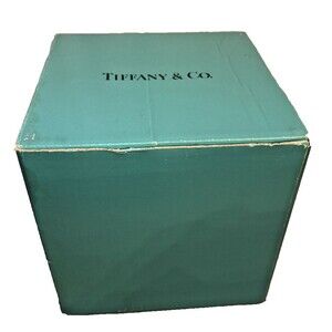 Authentic Tiffany & Co Empty Gift Box Tiffany Blue Large Square 9.75x9.75x9.75